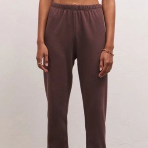 Z Supply CLASSIC GYM SWEATPANT JOGGER IN DARK TRUFFLE Size Small